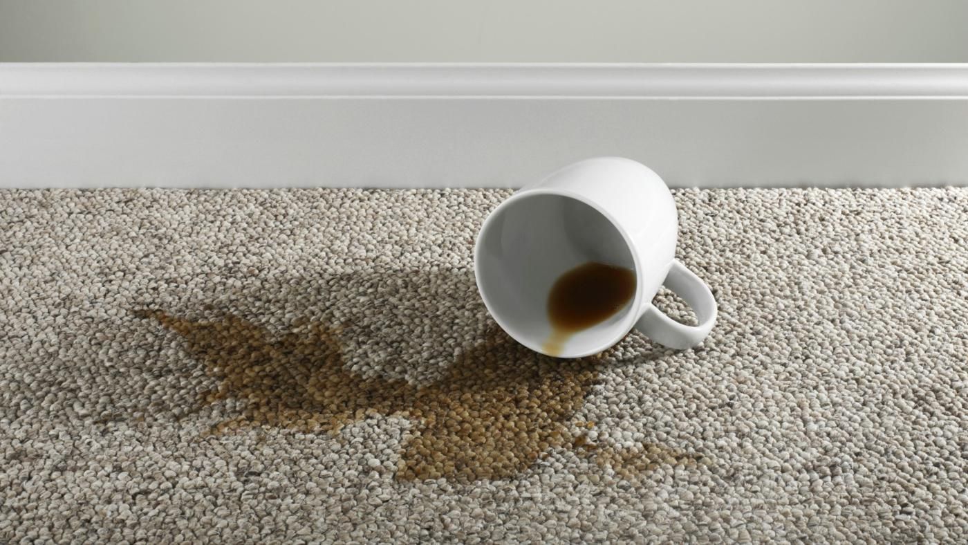 how to remove coffee stains from a rug