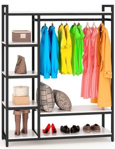 Organize your closet more efficiently by using a free-standing closet