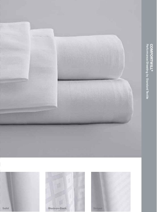 a set of white comfortwill sheets