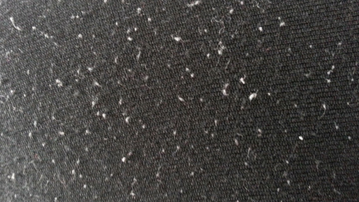 a cotton sheet with pilling