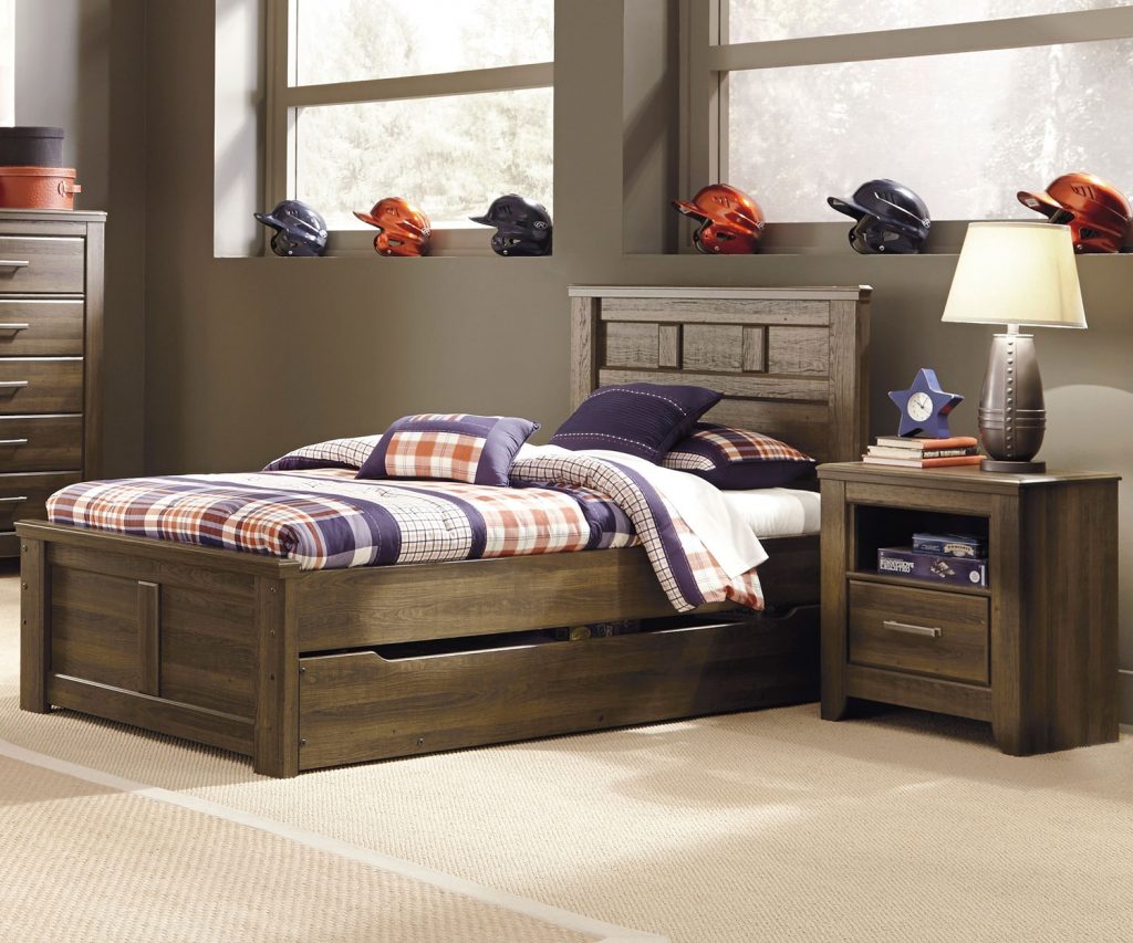 a trundle bed for children