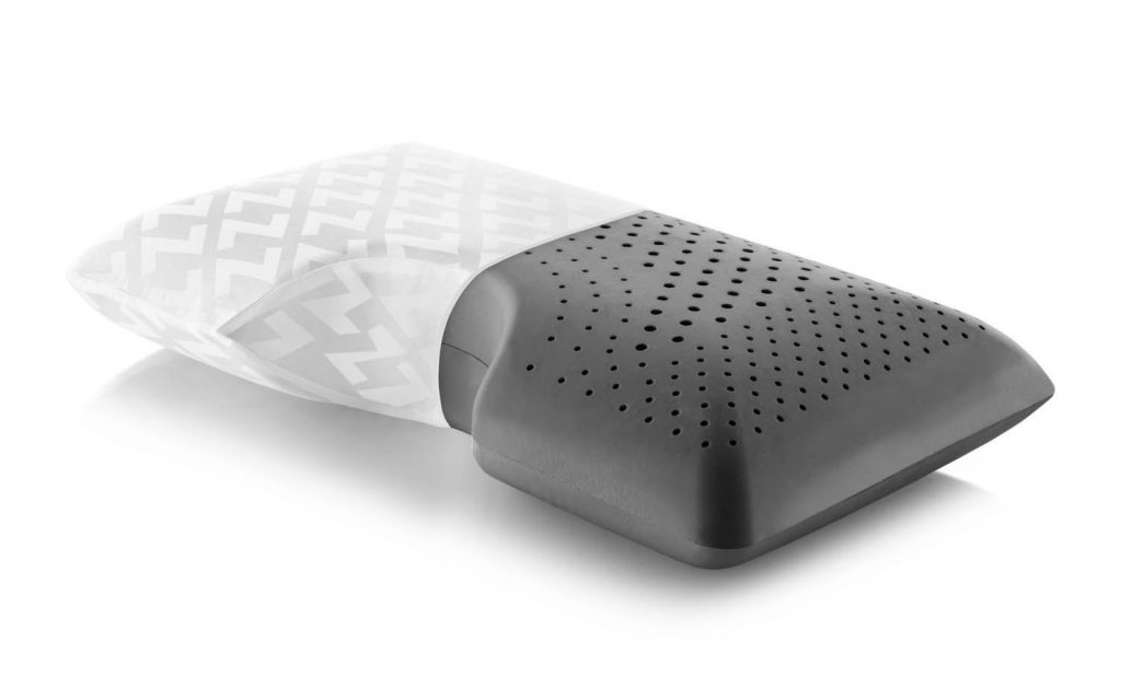 a Malouf charcoal-infused memory foam pillow