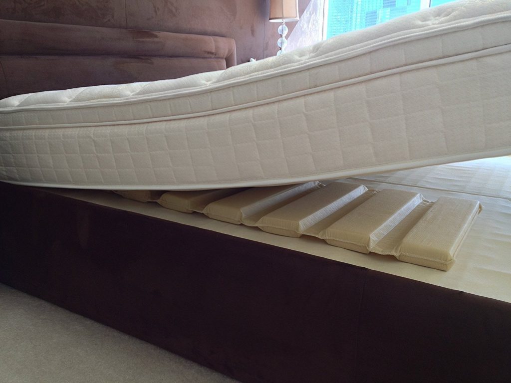 Under mattress support placed under a saggy mattress