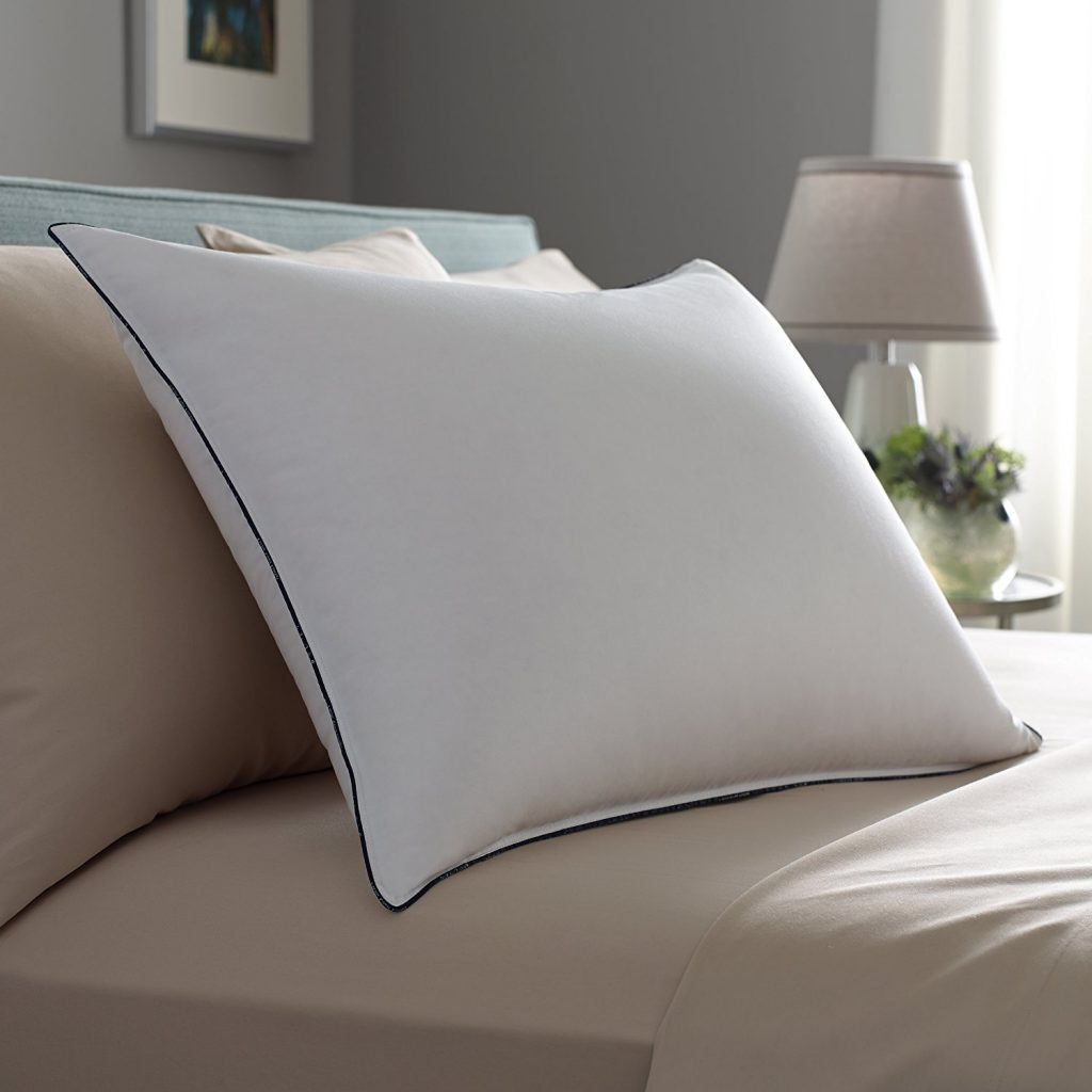 a Pacific Coast Tria Pillow on a Ritz Carlton bed