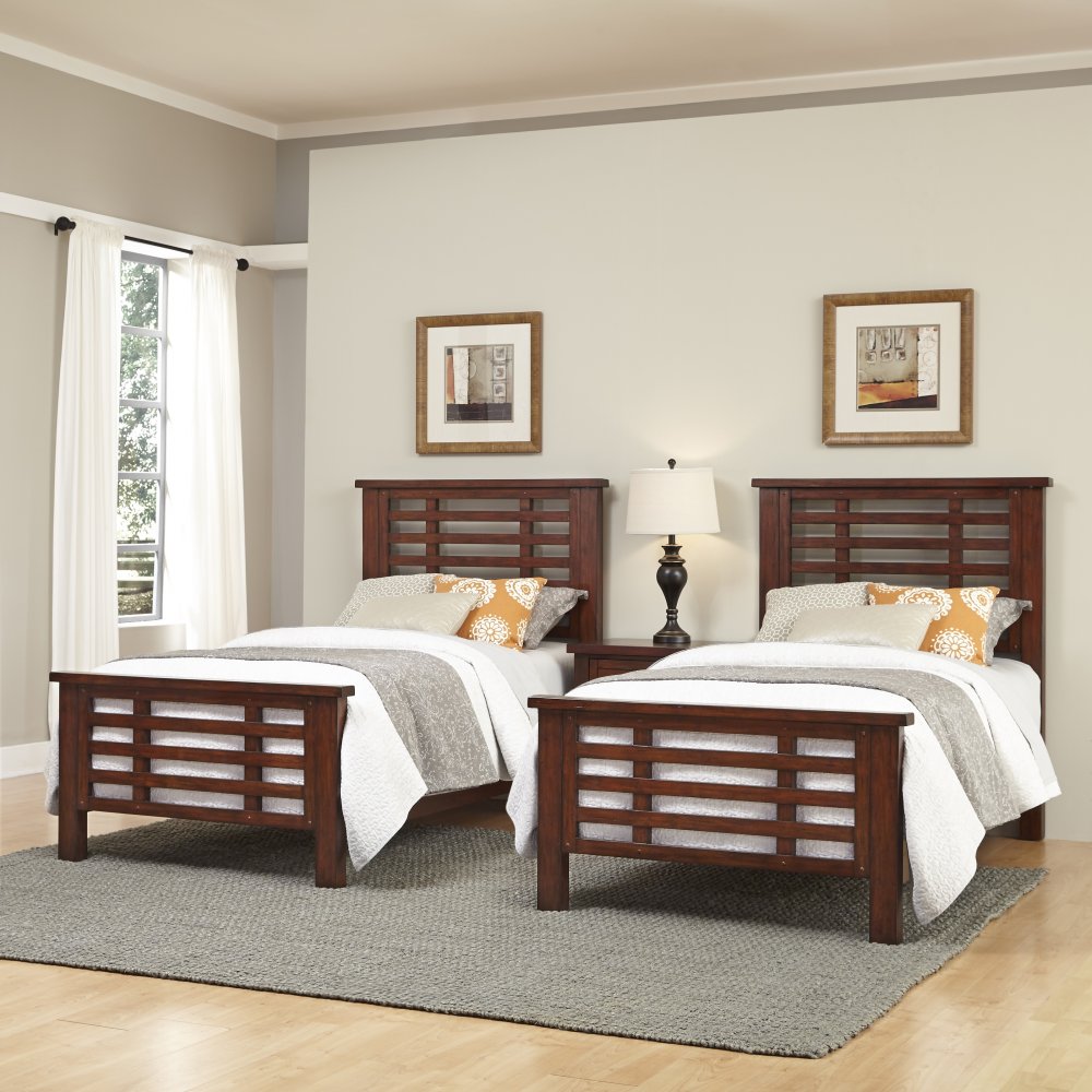 two Twin XL beds side by side