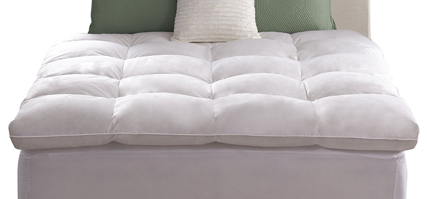 a Luxe Loft featherbed from Pacific Coast Feathers 