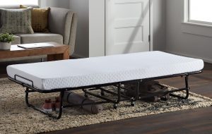 A rollaway folding bed that is comfortable