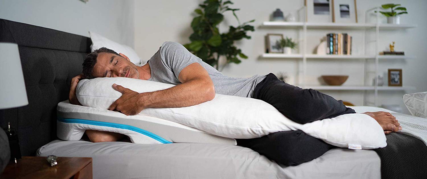 a MedCline shoulder relief pillow