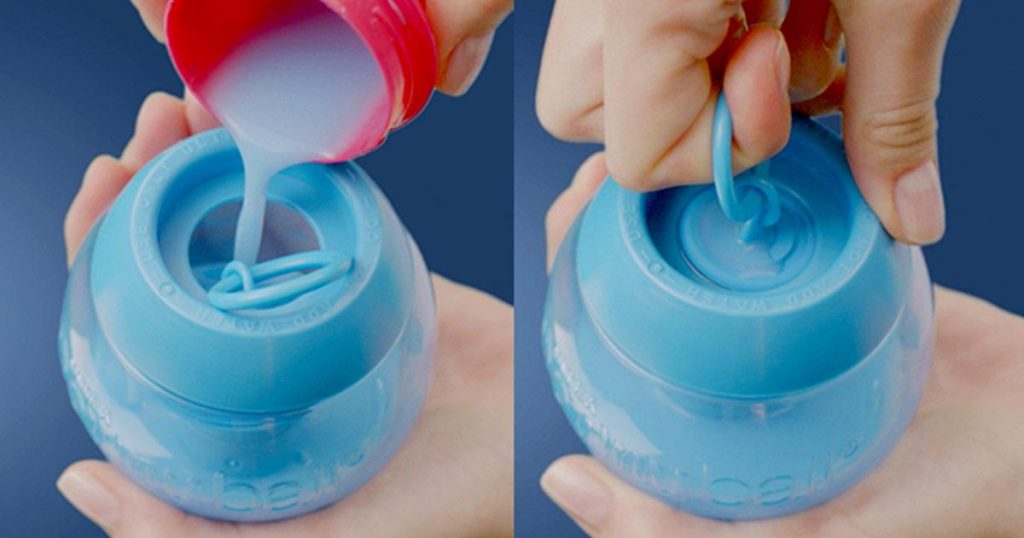an image showing how to use a Downy dispenser ball