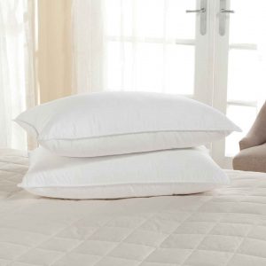 Downlite Eco Cluster pillows featuring Spira cluster puff balls