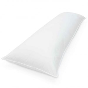 An extra long body pillow measure 20 inches by 60 inches