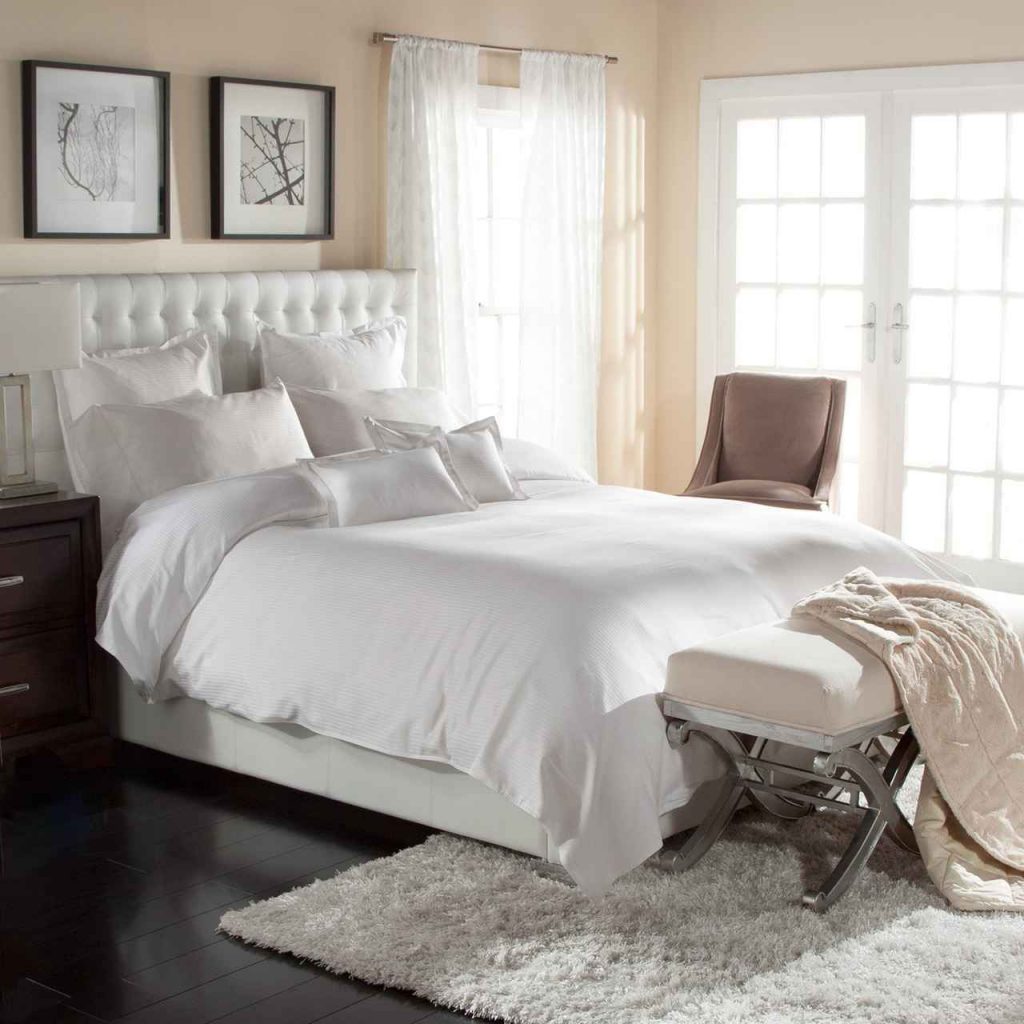 Downlite Hotel Style Pinstripe Duvet Cover Sheet Market