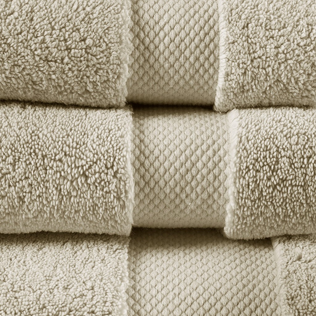 Pinzon 6 Piece Blended Egyptian Cotton Bath Towel Set - White 6-Piece Set