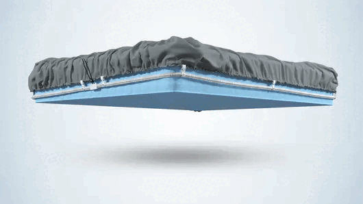video showing fitted sheet going on a mattress