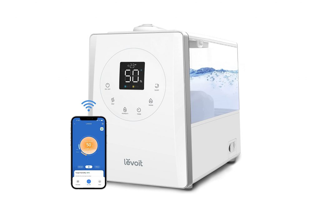 a smartphone-controlled humidifier